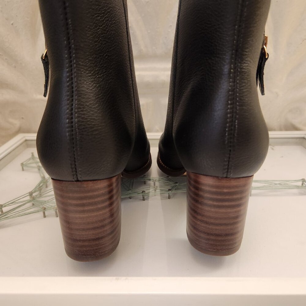 Marc Joseph NY "Grand Central" Black Leather Mini Grainy Booties. NIB. Size 6 - Picture 6 of 10